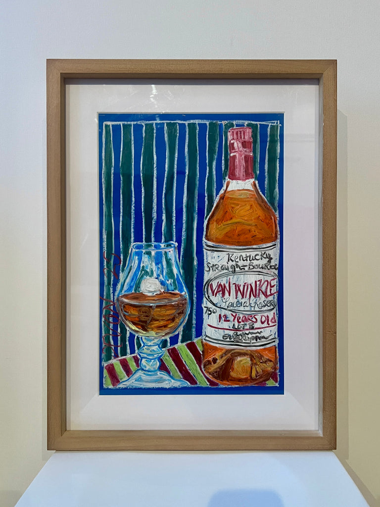 This Bottle of Pappy Van Winkle 12 Year Bourbon Whiskey Costs $959.99. This Drawing of the Same Bottle of Whiskey Costs $650. Both Are Experiences. Only One Lasts Forever.