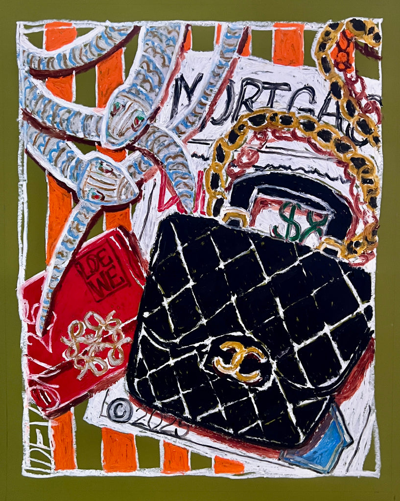 We Buy Cheap Posters From IKEA Instead of Original Art So We Can Save Our Money To Invest in Items We Rarely Use. We Buy Too-Big Houses That We Can't Afford. We Fill Our Too-Big Houses with Items We Rarely Use. Our Walls Are Blank, Our Closets Are Full.