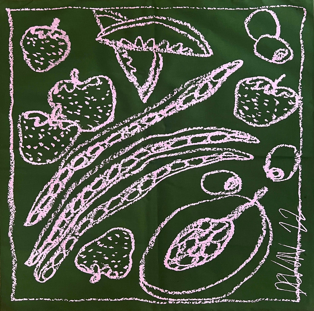 Sardines and Strawberries Tea Towels