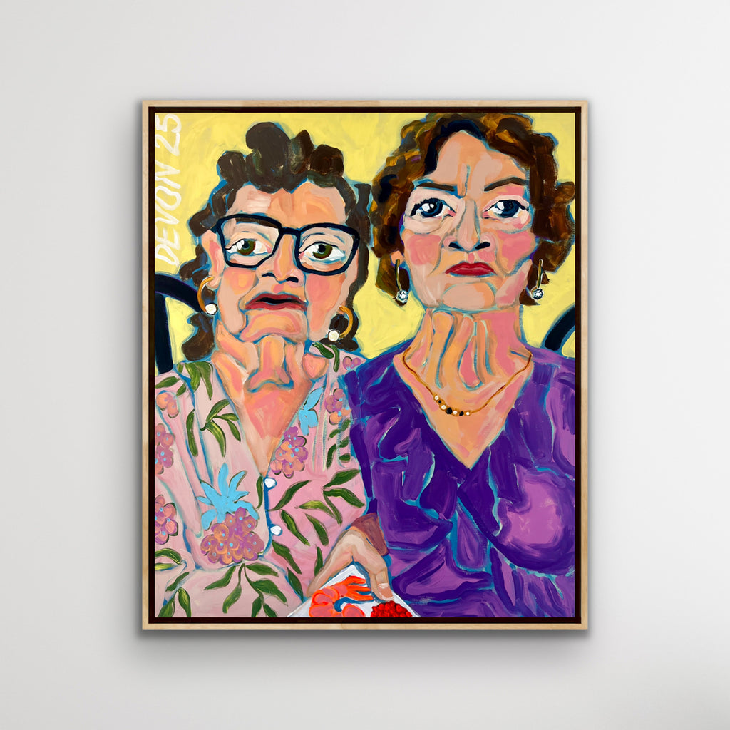 Aunt Janet and Her Bestie of 60 Years, Libby.  New Milford, CT, 2025